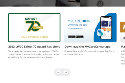 Swipeable card library preview